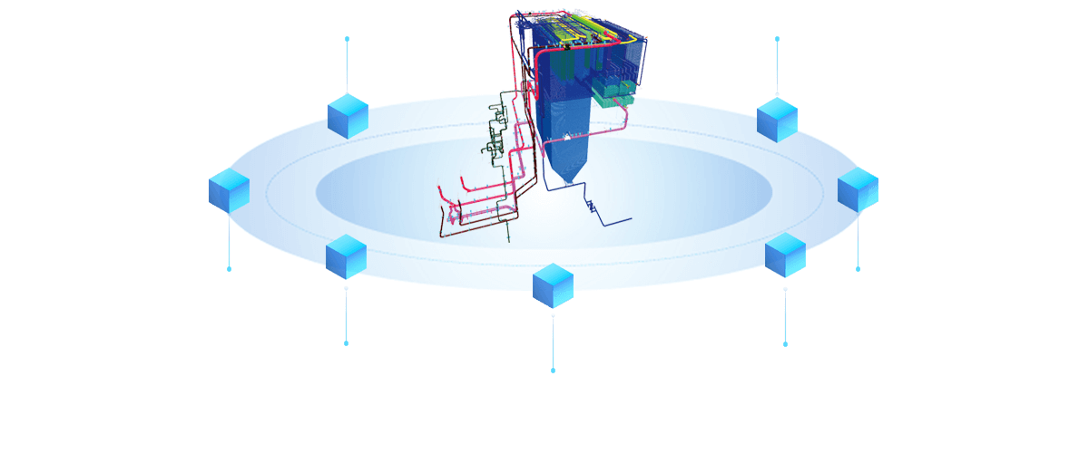 锅炉三维可视化